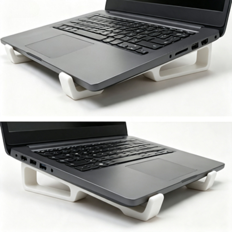 3D Printing Laptop Stand - 人間工学に基づいた 3D プリントラップトップライザーポータブル換気ノートブックサポートブラケット軽量冷却ラップトップスタンドオフィス家庭用