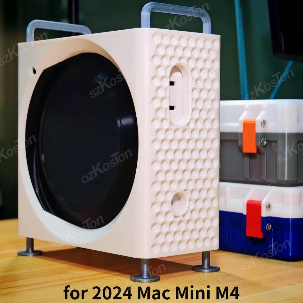 3D Printing Laptop Stand - コンピューターケース,垂直スタンド,保護カバー,Mac mini m4 pro,3D印刷アクセサリ,2024