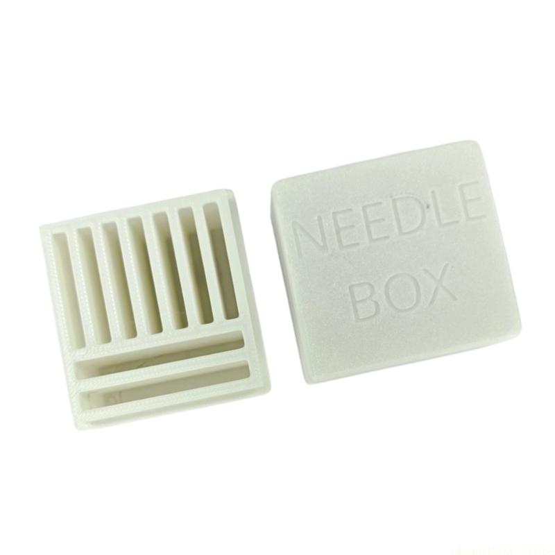 3D Printing And Additive Manufacturing - 1個入り 3Dプリント製ミシン針収納ボックス、小型＆大型ミシン針用ポータブルオーガナイザー