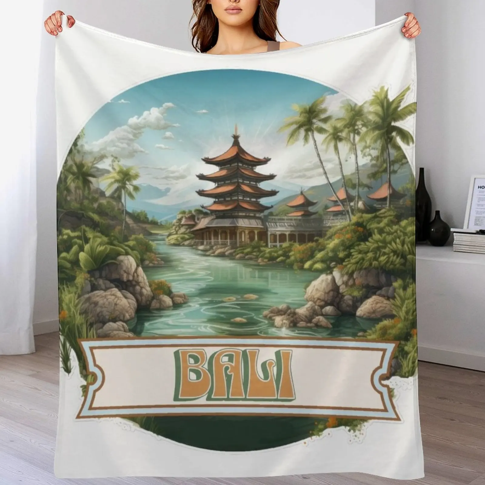 バリ島 インドネシア製 スローブランケット 多用途で心地良い - 3D Printing Bali のレビューと価格