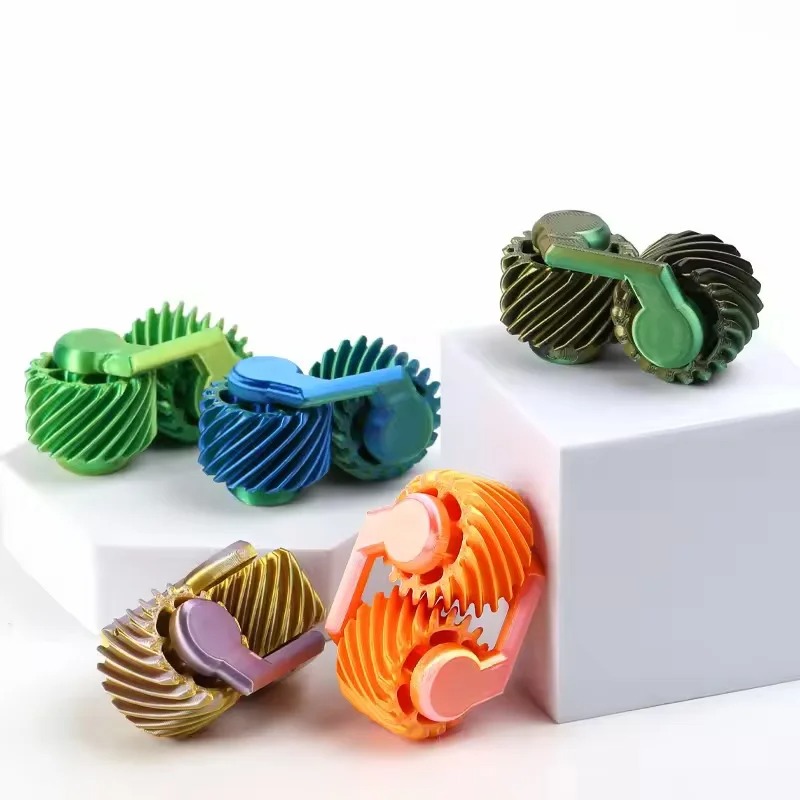 3Dプリント製フィジェットスピナー 指先ギア ミニジャイロス - 3D Printing Gears のレビューと価格