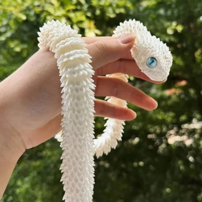 2026年新作 3Dプリント製リアルな蛇の置物 可動関節付き - 3D Printing Objects のレビューと価格