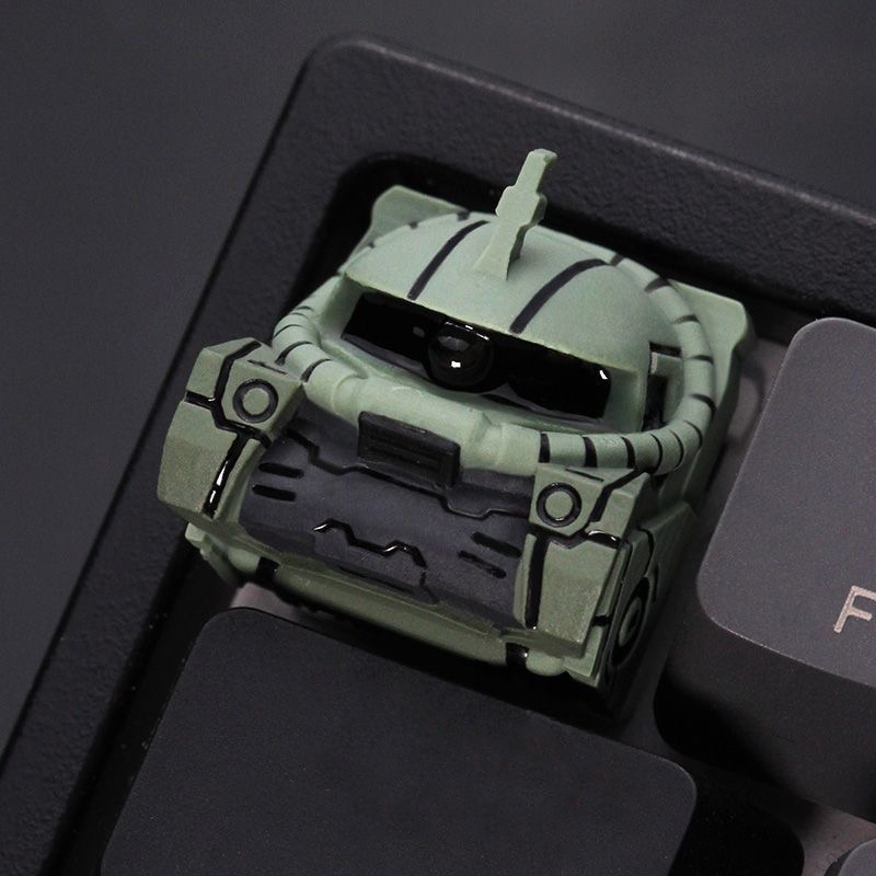 3D メカニカルアーマーヘルメット職人キーキャップレッドグリ - 3D Printing Keyboard Keys のレビューと価格