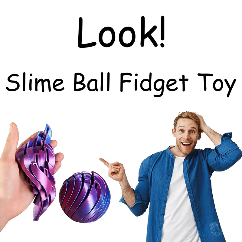 スライムボールフィジェットトイ 3Dプリントツイストスフィア - 3D Printing Gears のレビューと価格