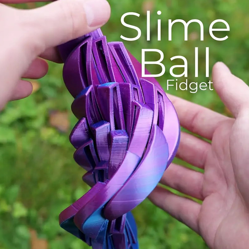 スライムボールフィジェットトイ 3Dプリントツイストスフィア - 3D Printing Gears のレビューと価格