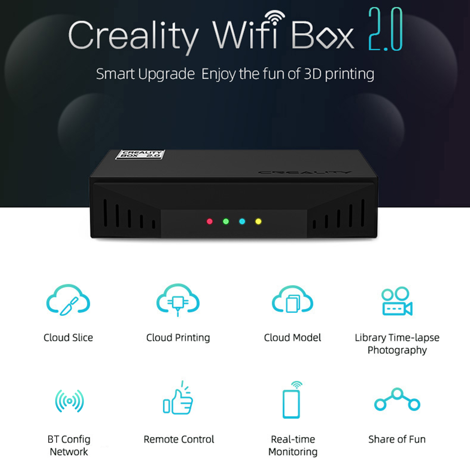 Creality-3Dプリンター用のwi-fiボックス2.0 - 3D Printing Timelapse のレビューと価格