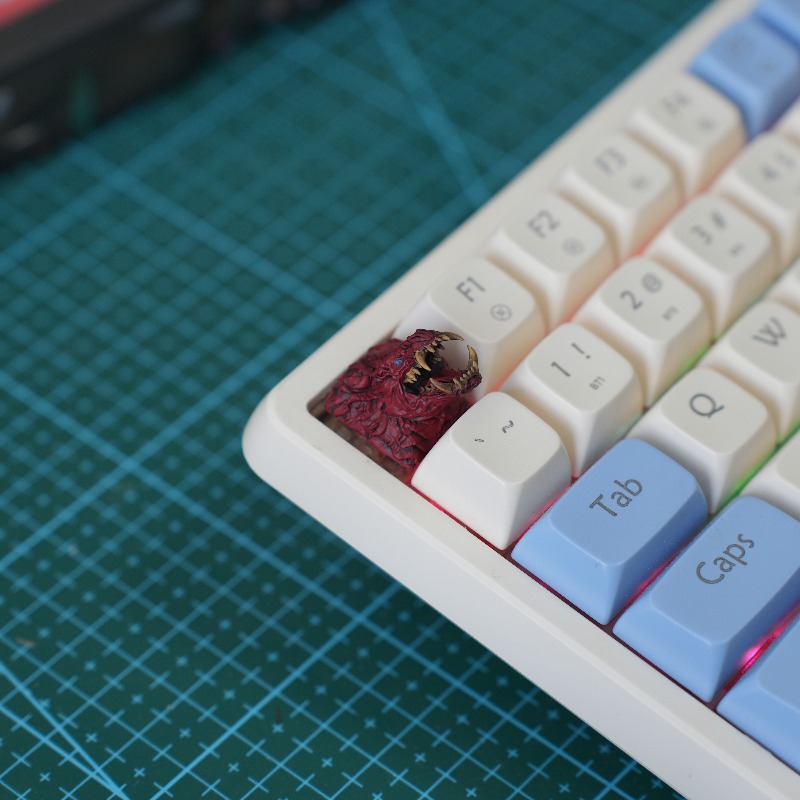 モンスターハンタードラゴン樹脂カスタムキーキャップメカニカル - 3D Printing Keyboard Keys のレビューと価格