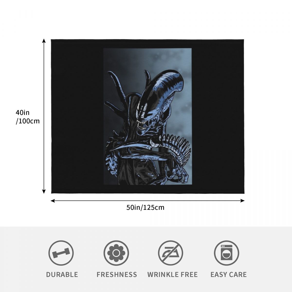 Xenomorph スローブランケット おやすみ用ブランケッ - 3D Printing Xenomorph のレビューと価格
