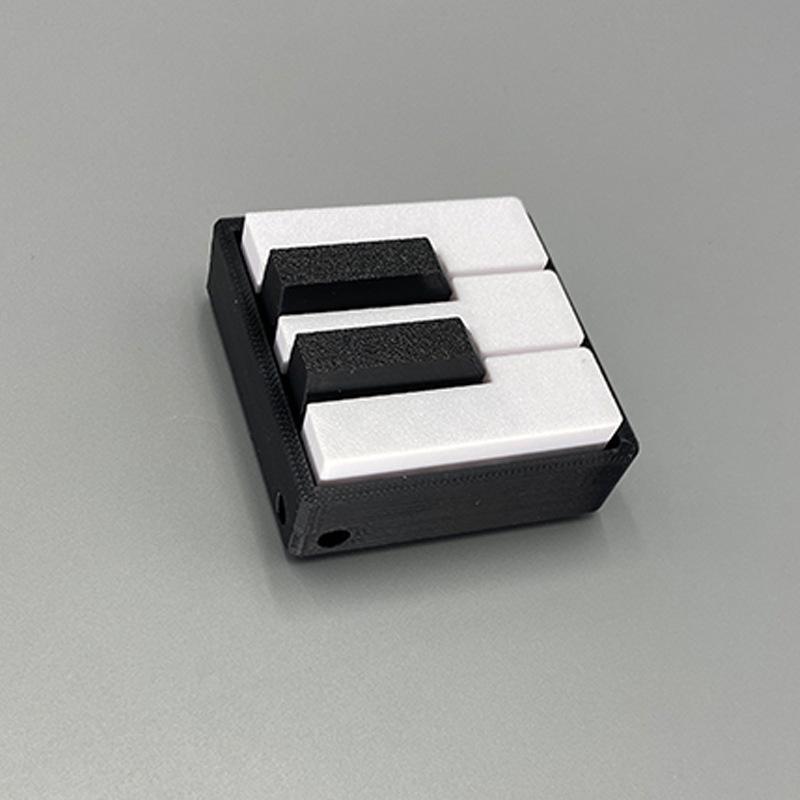 プレス式3DプリントPLAピアノキーボード型フィジェットクリ - 3D Printing Model Free のレビューと価格