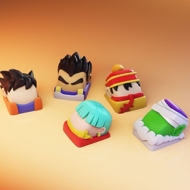新作アニメキーキャップ、高級感のあるメカニカルキーボードキャ - 3D Printing Keyboard Keys のレビューと価格