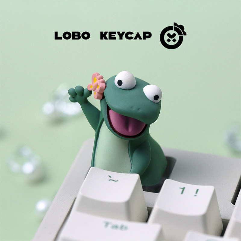 ロボキーキャップかわいいトカゲアニメ映画樹脂交換用 Esc  - 3D Printing Keyboard Keys のレビューと価格