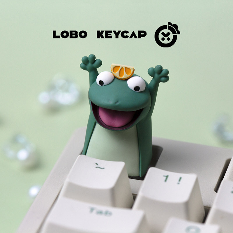 ロボキーキャップかわいいトカゲアニメ映画樹脂交換用 Esc  - 3D Printing Keyboard Keys のレビューと価格
