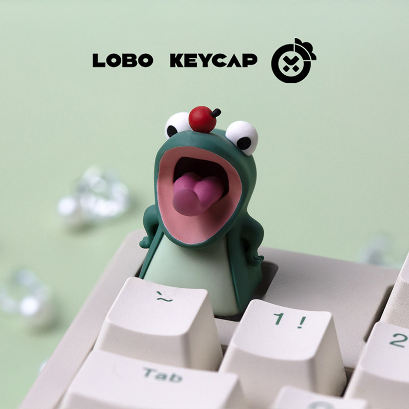 ロボキーキャップかわいいトカゲアニメ映画樹脂交換用 Esc  - 3D Printing Keyboard Keys のレビューと価格