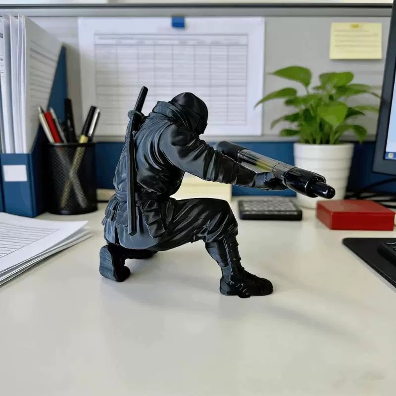 忍者ペンホルダー 3Dプリント サムライ デスクオーナメント - 3D Printing Office Setup のレビューと価格