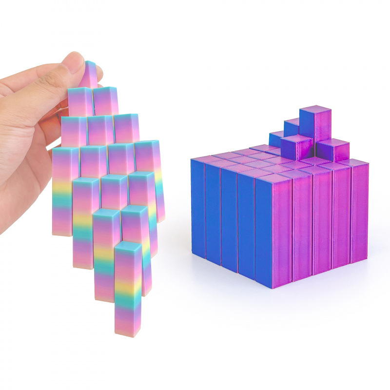 3D プリント変形液体フロー正方形キューブ不安解消キューブ子 - 3D Printing Liquid のレビューと価格