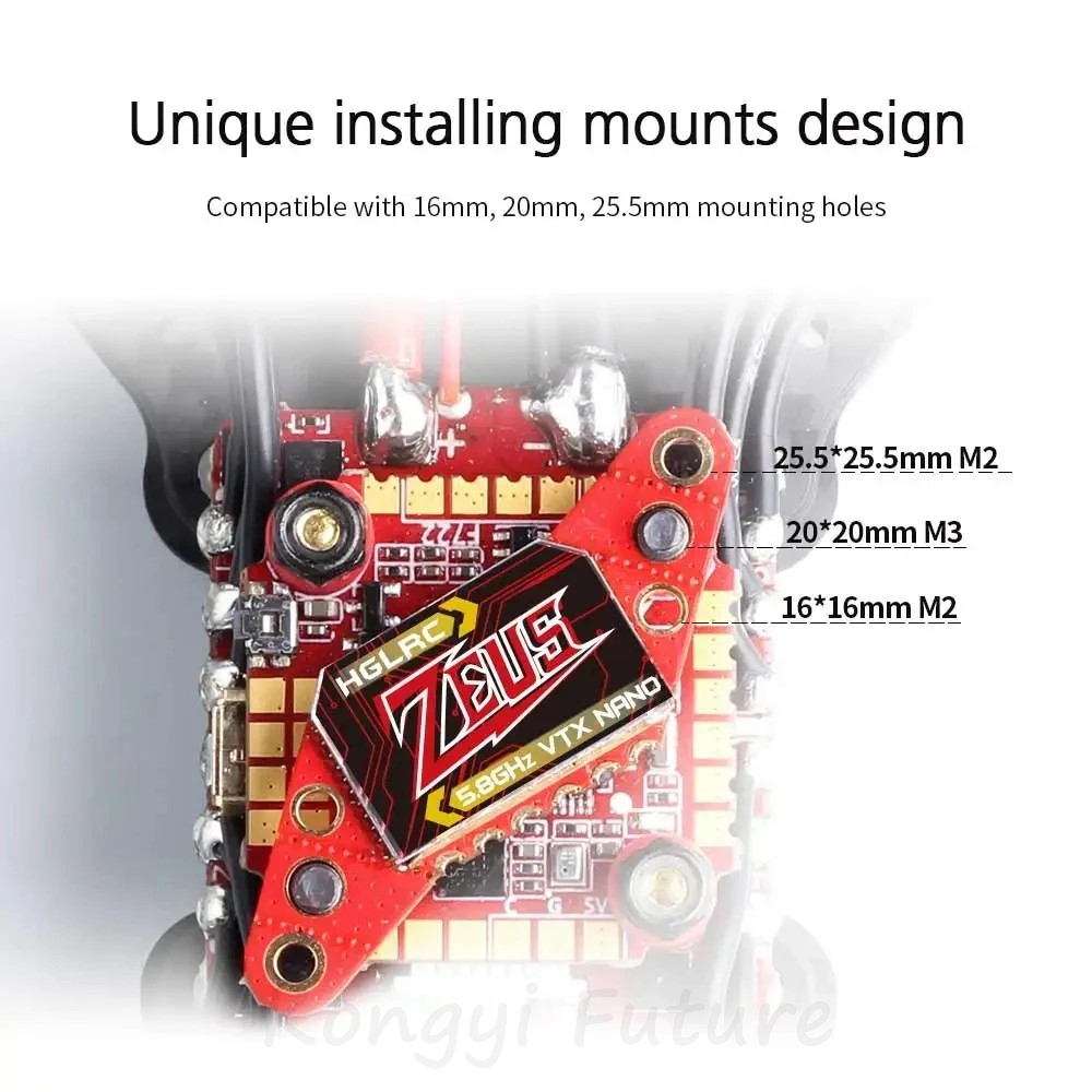 HGLRC Zeus Nano VTX 5.8G 350mW - 3D Printing Drone のレビューと価格