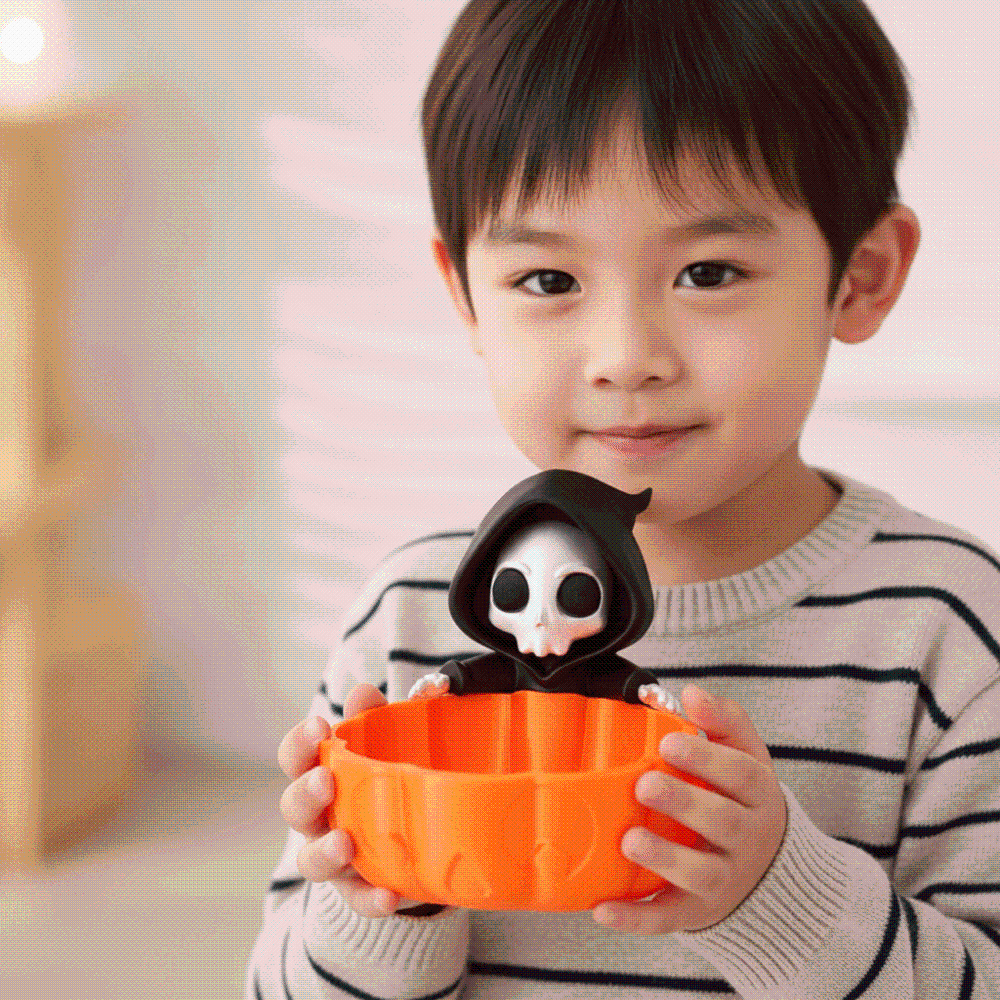 オレンジ色の死神キャンディボウル、成形された硬質3Dプリント - 3D Printing Pla のレビューと価格