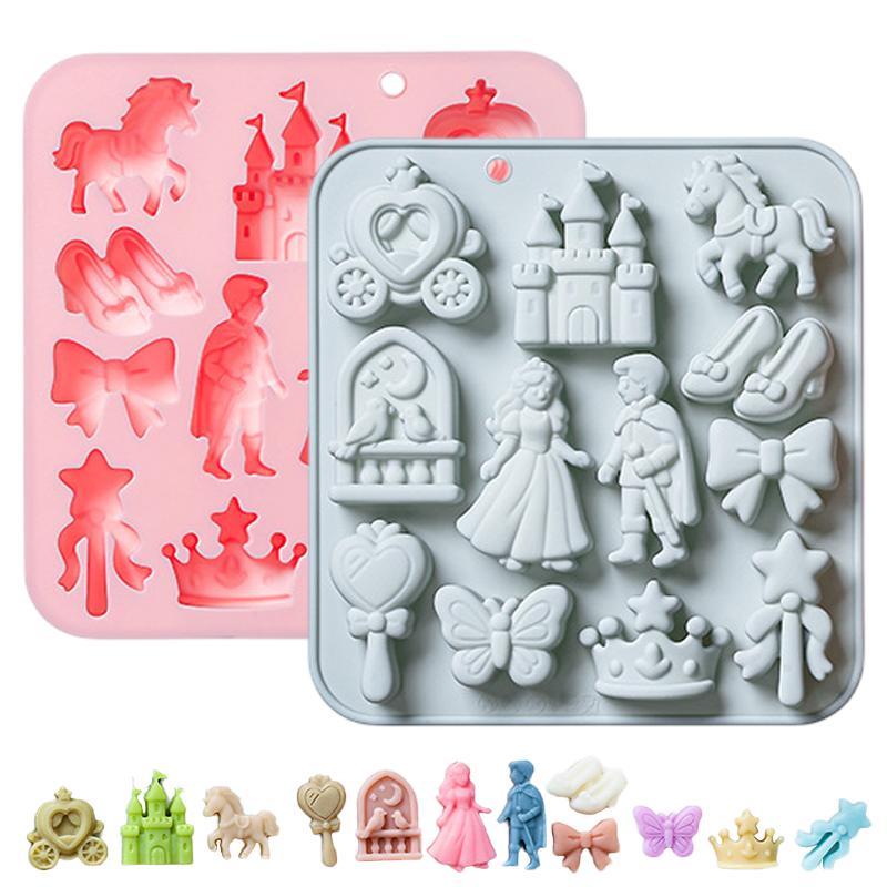 12個の型がある3Dプリンス・プリンセスシリコンモールド（ケ - 3D Printing Model Free のレビューと価格
