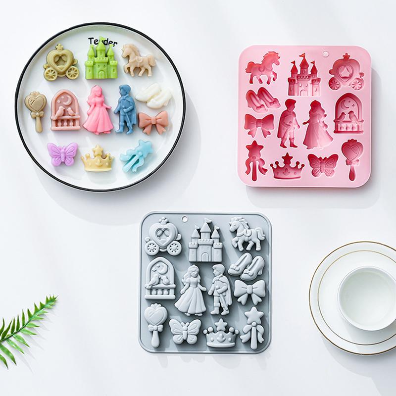 12個の型がある3Dプリンス・プリンセスシリコンモールド（ケ - 3D Printing Model Free のレビューと価格