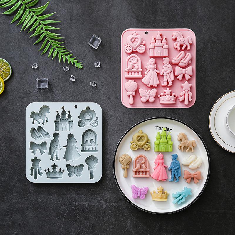 12個の型がある3Dプリンス・プリンセスシリコンモールド（ケ - 3D Printing Model Free のレビューと価格