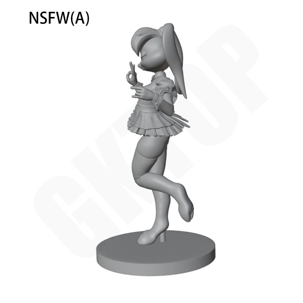 NSFW 長耳ウサギ アントロガール 1/24 グレー レジ - 3D Printing Rabbit のレビューと価格
