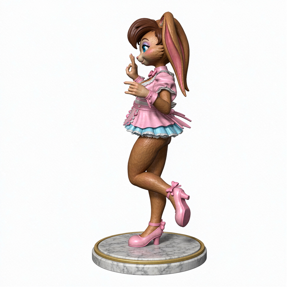 NSFW 長耳ウサギ アントロガール 1/24 グレー レジ - 3D Printing Rabbit のレビューと価格