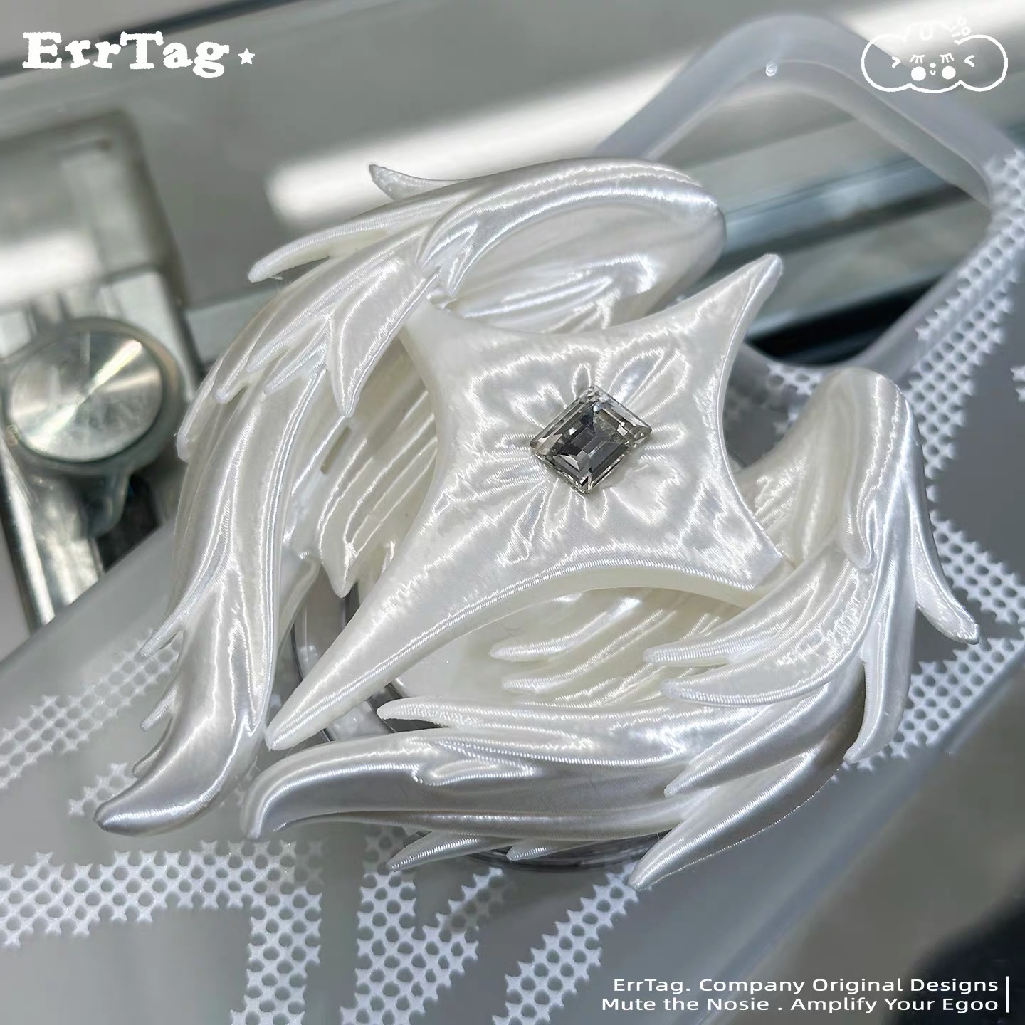 エラーレコード。 オリジナルデザイン「エンジェルウィングス」 - 3D Printing Zirconia のレビューと価格