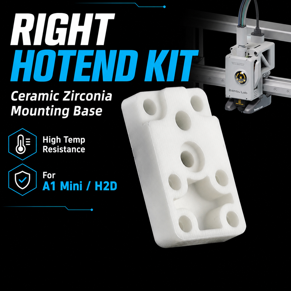 Bambu Lab A1 Mini H2D 右ホットエンド加 - 3D Printing Zirconia のレビューと価格