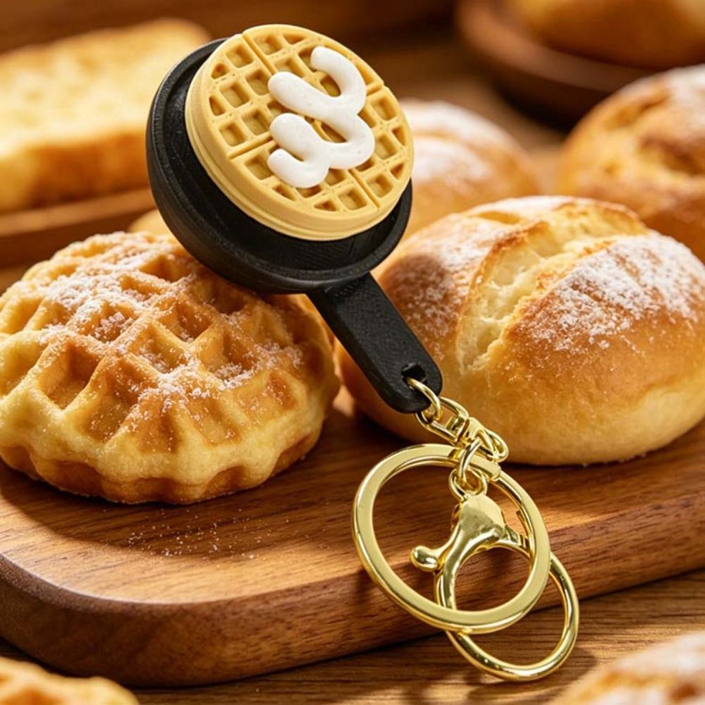うさぎケーキワッフルケーキキーホルダーミニ漫画PLAチーズケ - 3D Printing Rabbit のレビューと価格