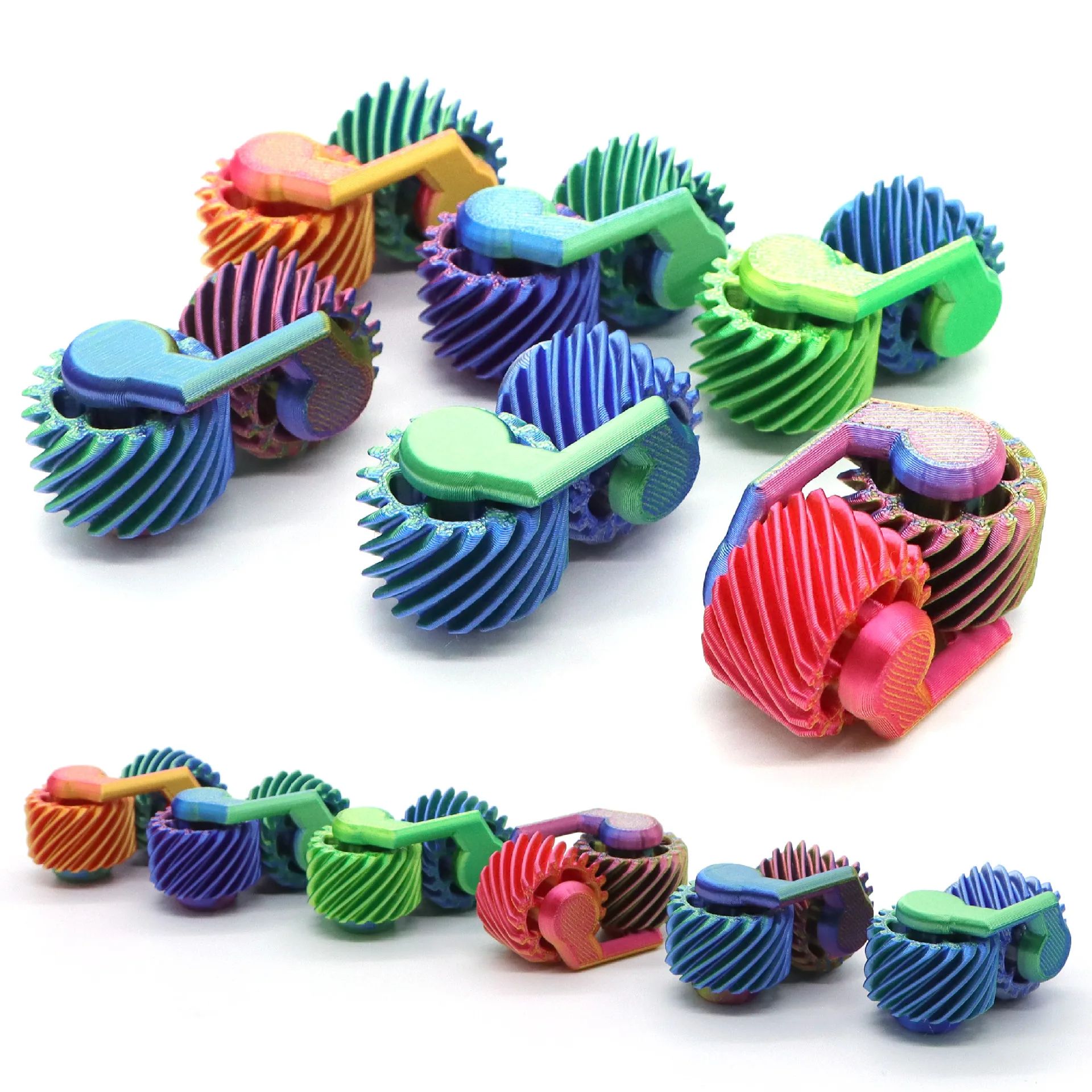 人気のフィジェット 3D プリント指先ギアミニジャイロスコー - 3D Printing Gears のレビューと価格