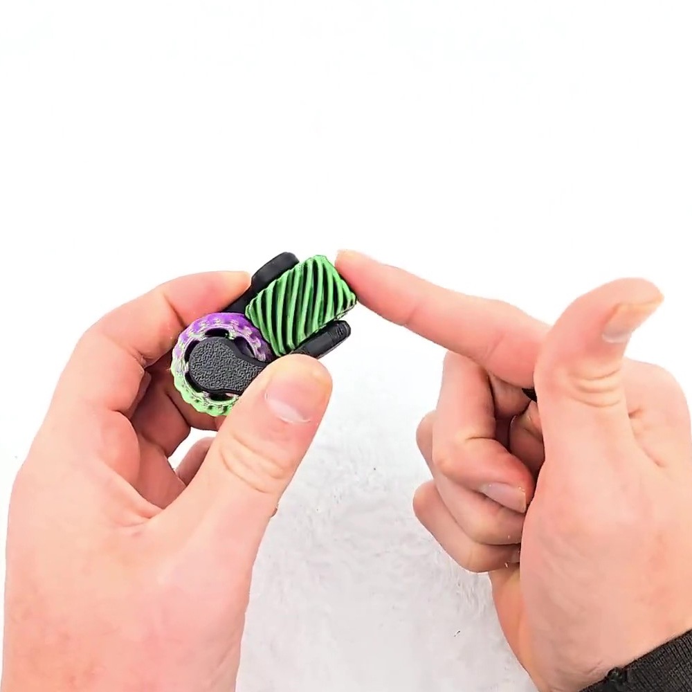 1 個 3D プリントフィジェットスピナー指先ギアミニジャイ - 3D Printing Gears のレビューと価格