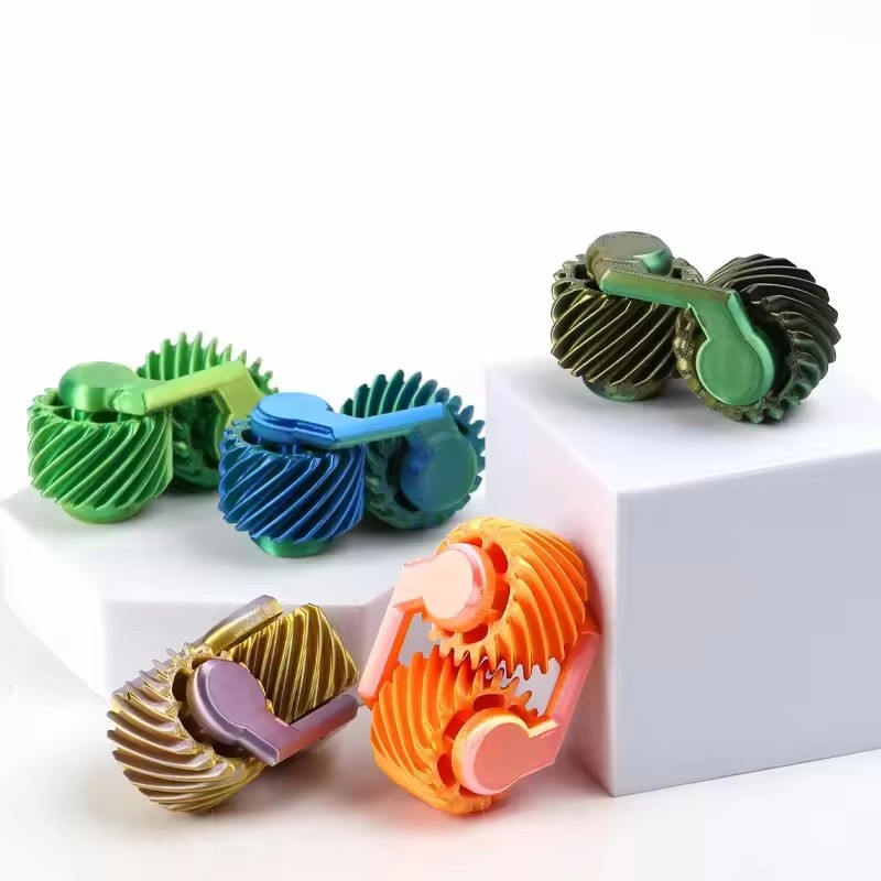 1 個 3D プリントフィジェットスピナー指先ギアミニジャイ - 3D Printing Gears のレビューと価格